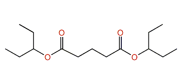 Dipentan-3-yl pentanedioate